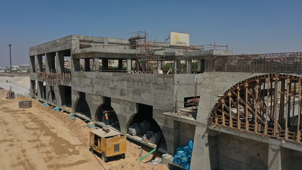 إحدى محطات الخط الرابع للمترو